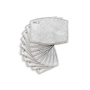 10-Pack PM2.5 Activated Carbon Filter Mouth Mask Filters Breathing Insert